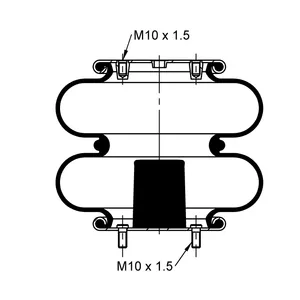 ContiTech Air Spring / FD 200-19A 730 C 6855014 