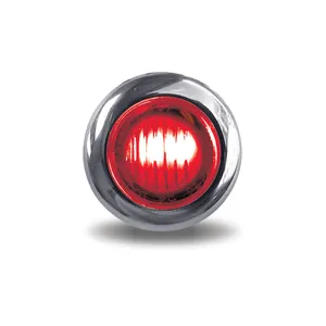 Trux Mini Button Red LED - 3 Wire 1085372 
