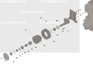 Cummins Kit Fan Hub 1439940 