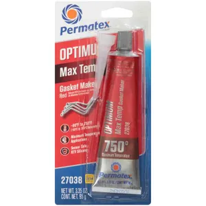 Permatex Ultra Red RTV Gasket Maker 3.35oz 3896681 