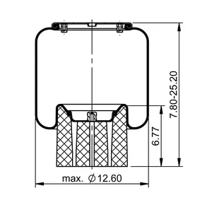 ContiTech Air Spring / 1R12-1097 / 8864 6855592 