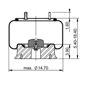 ContiTech Air Spring / 1R14-094 / 8053 6856574 
