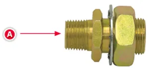 TruckPro Fitting - Cab Suspension, Air Line, Hose, Tube,... 212462 