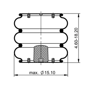 ContiTech Air Spring / 3B14-356 / 7798 6854568 