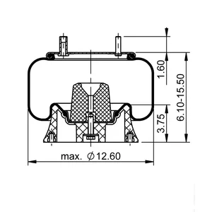 ContiTech Air Spring / 1R12-165 / 9302 6854770 