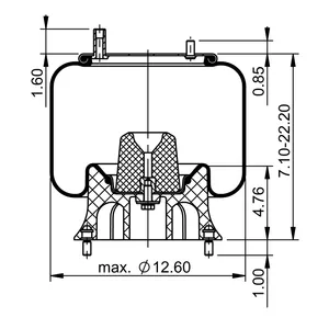 ContiTech Air Spring / 9 10-17.5 P 573 6856930 