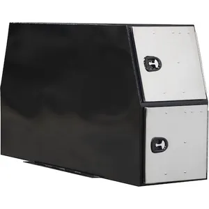 Buyers Products TOOLBOX,BPACK,85X59X24,FLAT BLK STEEL 1574794 