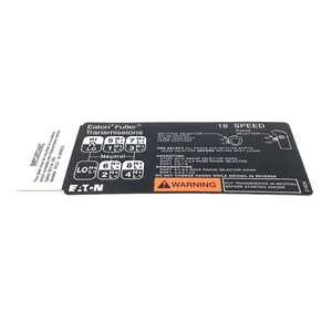 Eaton Label, Shift Diagram 265958 