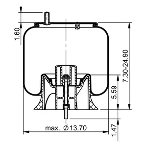 ContiTech Air Spring / 1R13-208 / 8746 6856744 