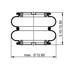 ContiTech Air Spring / FD 330-22 782 CT 6854876 