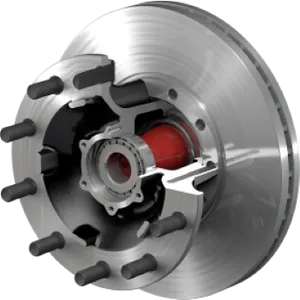 Conmet Iron PreSet Hub/Rotor FF Front Hub 1994060 