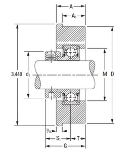 Timken NRB Track Roller Assembly 1056322 