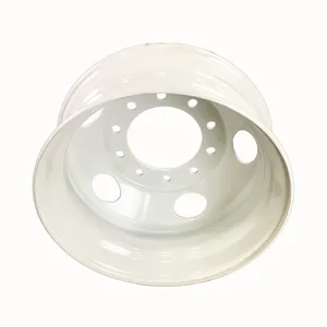 Accuride ESW Accu-Lite 22.5x8.25 5HH Powder White Steel Wheel 330338 