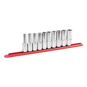 Great Neck Saw 10 Pc 1 2 Drive Deep Socket Set Metric 1984869 
