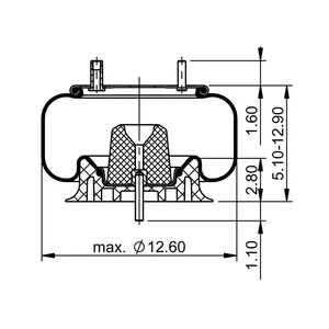 ContiTech Air Spring / 1R12-435 / 9334 6854522 
