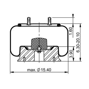 ContiTech Air Spring / 11 10.5E-18 A 21 6856038 