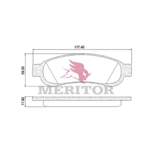 Meritor STOPMATE DISC 780230 