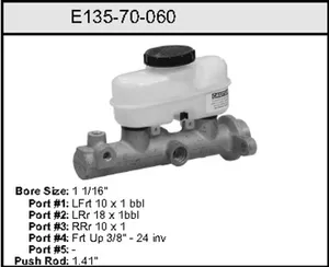 Bendix MASTER CYLINDER 460088 
