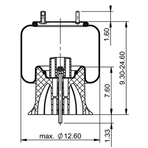ContiTech Air Spring / 1R12-498 / 9922 6856734 