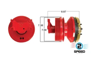 Kit Masters Reman Fan Clutch 3021745 