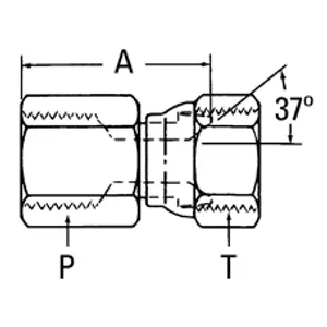 Eaton ADAPTR SAE37 BULKHD ASSEMBLY 2161992 
