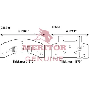 Meritor LINING 1004776 