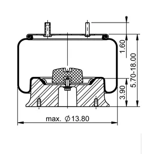 ContiTech Air Spring / 11 10.5-15 A 114 6855808 