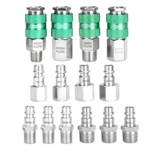 Great Neck Saw 14Pc Hi Flow coupler and plug kit - 1/4 1983218 