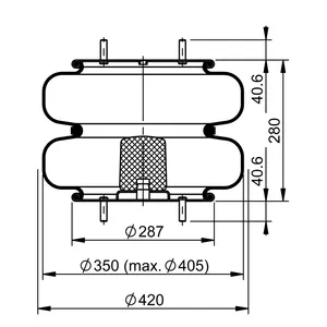 ContiTech Air Spring / FD 530-35 863 CT 6855644 