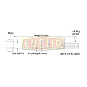 Euclid 1.5 28 Spline Left Hand Camshaft 6239644 