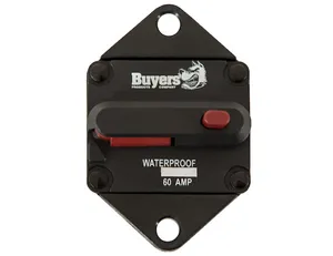 Buyers Products CIRCUIT BREAKER,60 AMP, PUSH-TO-TRIP 1576184 