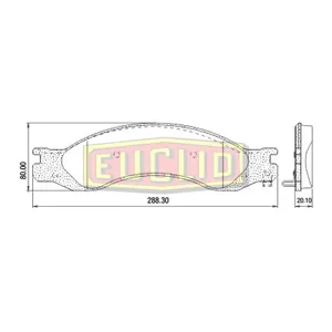 Meritor DISC PAD SET 757136 