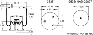 Dayton AIR SPRING 329886 