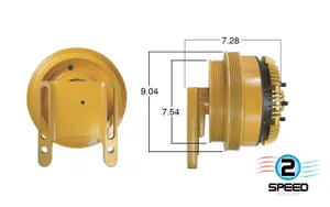 Kit Masters Reman Fan Clutch 3021817 