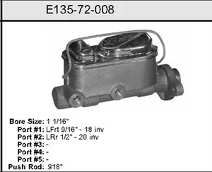 Bendix MASTER CYLINDER 454372 