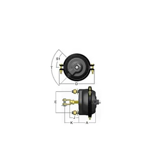 Haldex Chamber Assembly - Service Brake 243826 