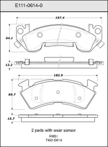 Bendix DISC PAD 448888 