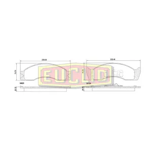 Meritor DISC PAD SET 767962 