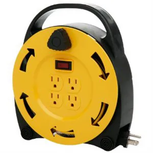 Coleman Cable 25' MT RET RL W 1209152 