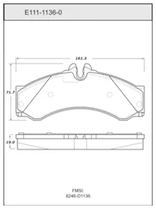 Bendix DISC PAD 454338 