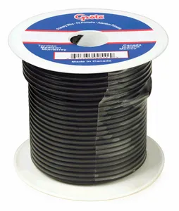 Grote Primary Wire 16 Gauge Black 1000 Ft Spool 371430 