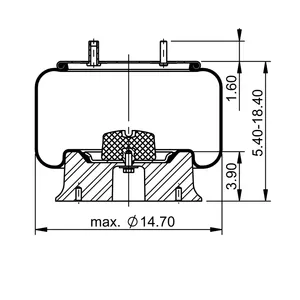 ContiTech Air Spring / 1R14-042 / 8052 6854682 