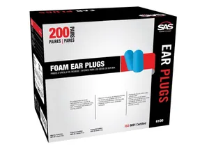 SAS Safety Corp Foam Ear Plugs 2523002 