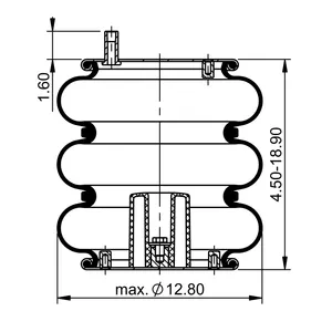 ContiTech Air Spring / 3B12-315 / 7995 6856662 