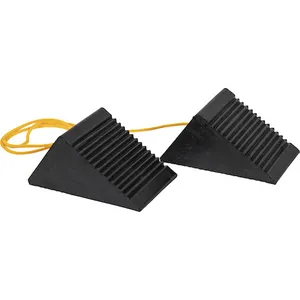Buyers Products WHEEL CHOCK, MINI,RBR W/CORD,PR 3X5X2.25 1944528 