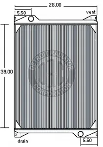 Detroit Radiator Kenworth 1152526 