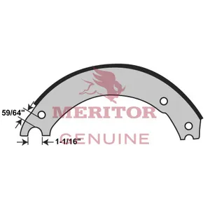 Meritor NEW LINED SHOE 790504 