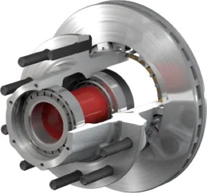 Conmet Aluminum PreSet Hub/Rotor TP Trailer Hub 468286 