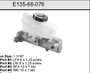Bendix MASTER CYLINDER 457482 