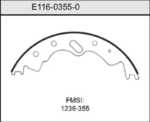 Bendix BRAKE SHOE 456744 